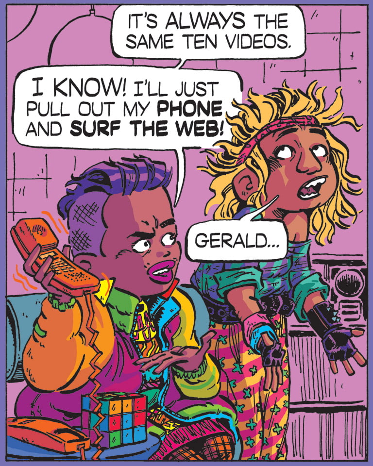 Mobile View - Gerald & Tad From The Year 2600 - Panel 02
