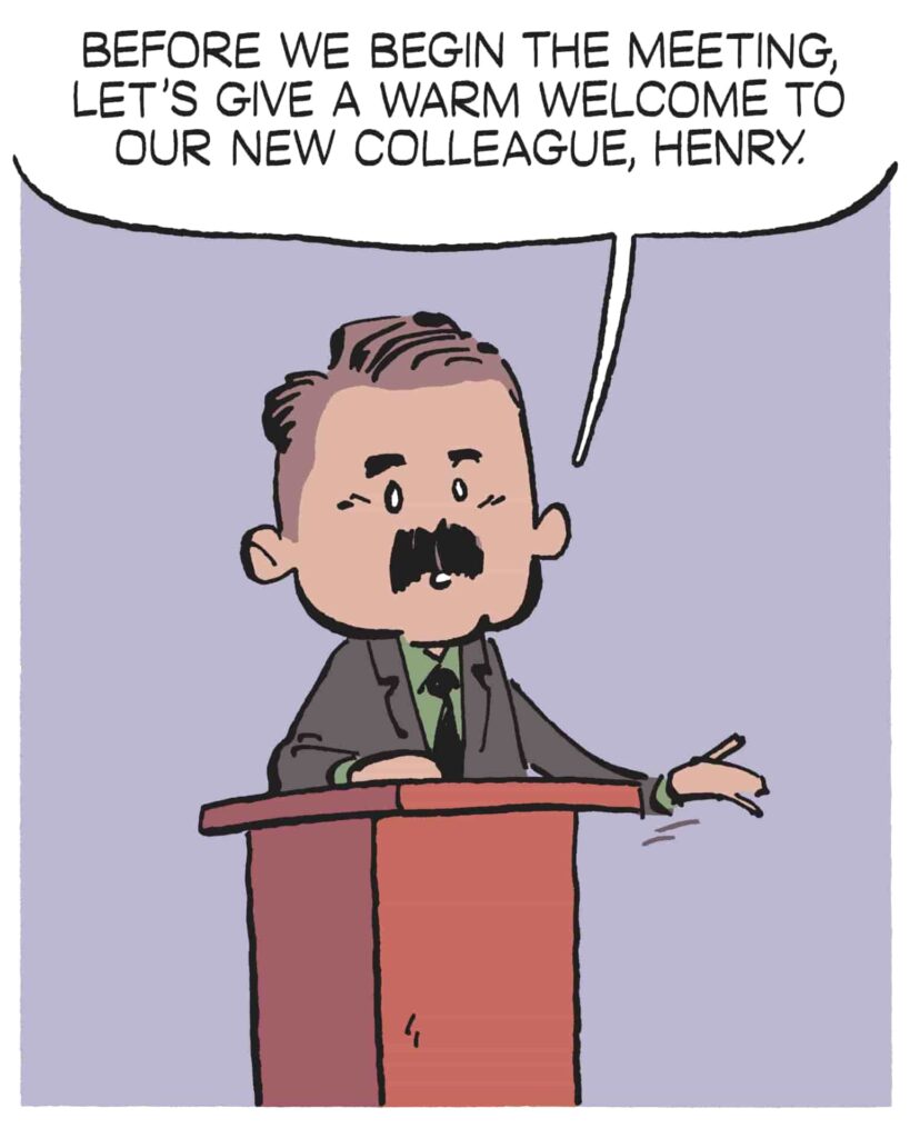 Mobile View - The New Guy - Panel 1
