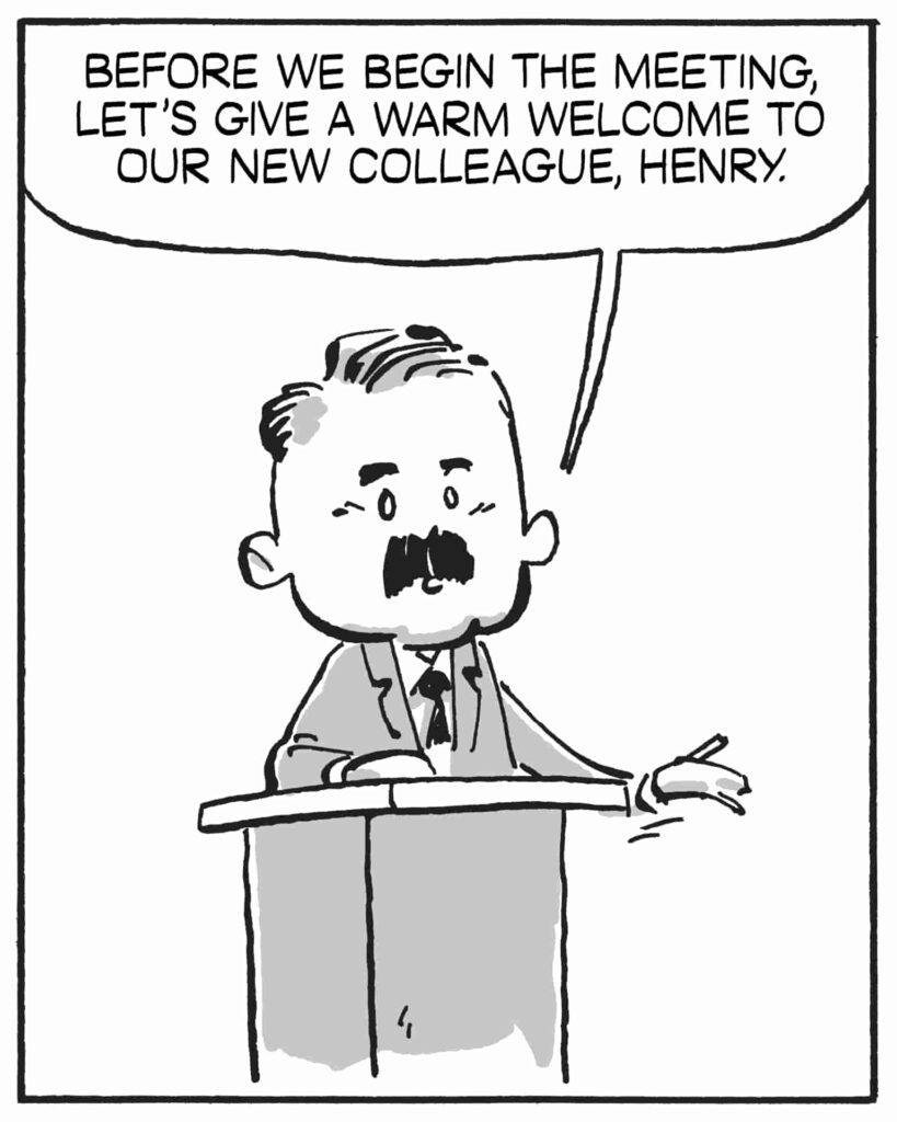 Mobile View - The New Guy - Panel 1