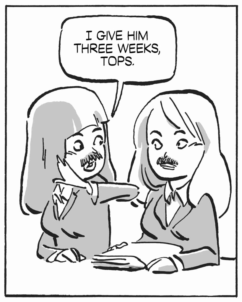 Mobile View - The New Guy - Panel 4