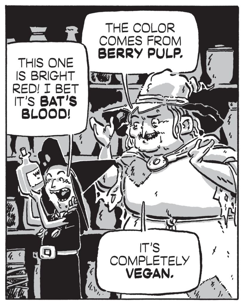 Mobile View - Bat's Blood & Bloodthirsty Zombies - Panel 2